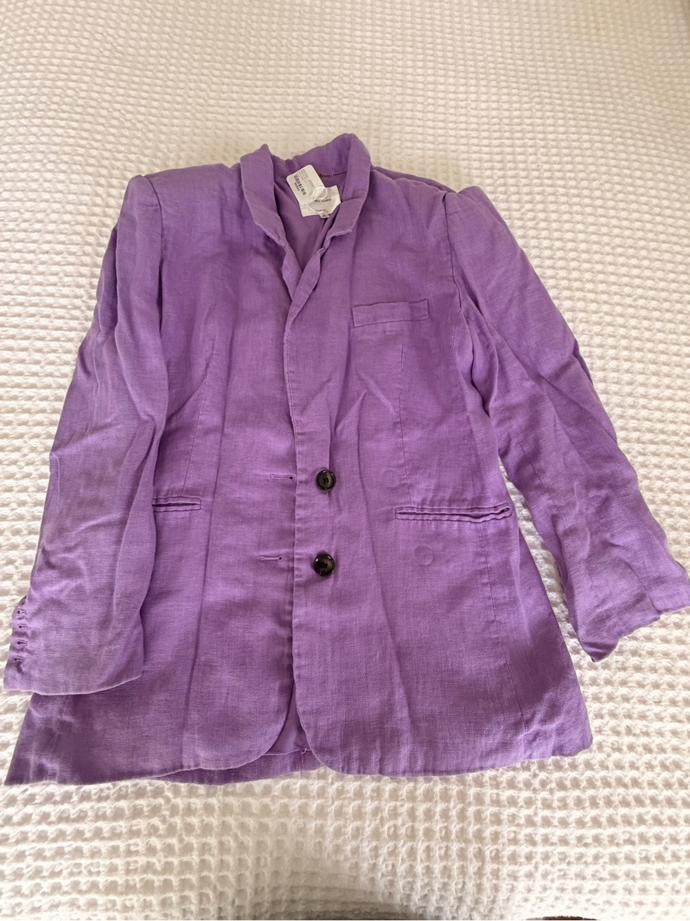 Ronny Kobo Lilac Oversized Blazer - Picture 4 of 6